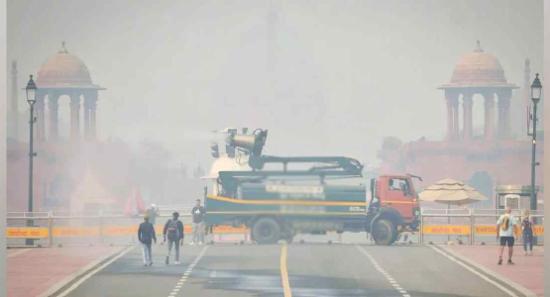 ඉන්දියාවේ දිල්ලි නුවර වායු දූෂණය තවත් ඉහළට..